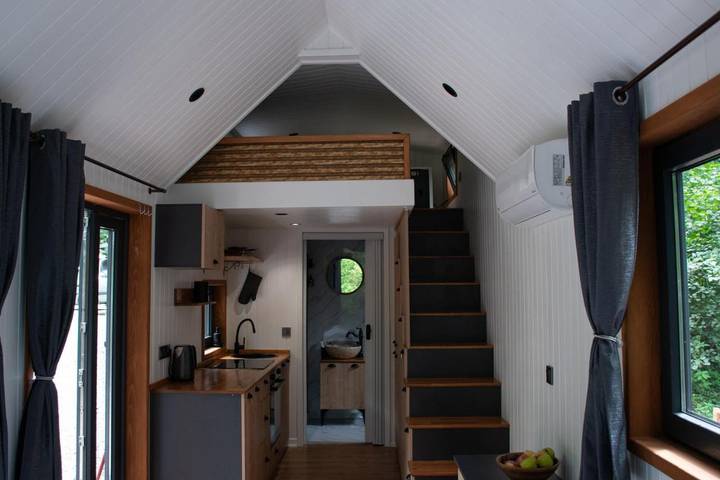 Camping für 4 Personen, mit Garten und Ausblick sowie Terrasse und Sauna, mit Haustier in Tschechien - 2