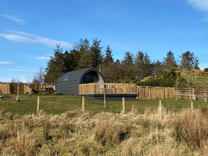 Log cabin for 4 people, with Garden in Oban