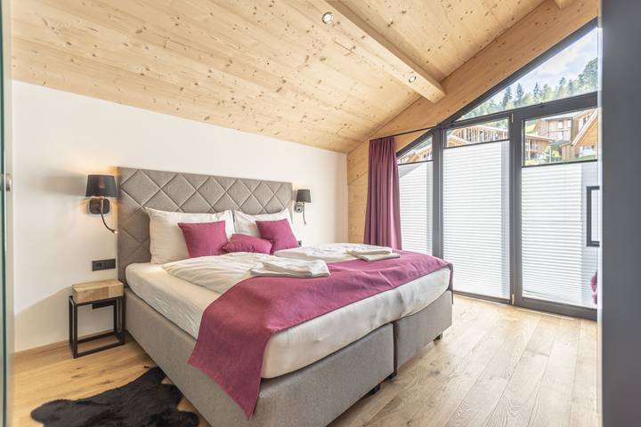 Hütte für 6 Personen, mit Sauna und Balkon sowie Whirlpool in Haus - 3