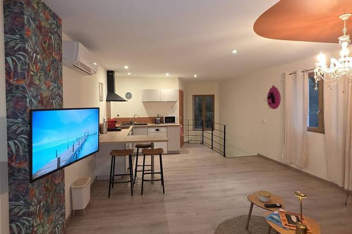 Appartement de vacances pour 4 personnes, avec terrasse, animaux acceptés