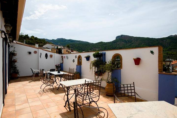 Casa rural para 2 personas, con terraza en Castell de Castells