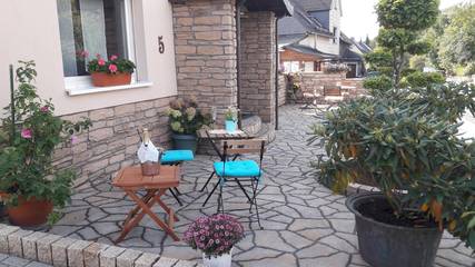 Appartement, baignoire, rez-de-chaussée