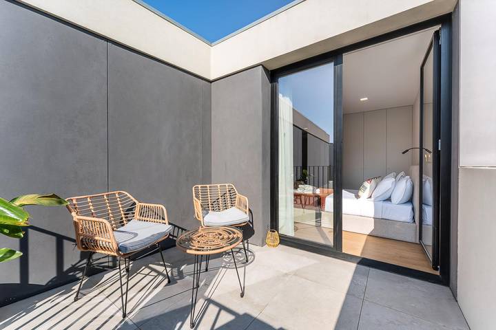 Apartamento para 5 personas, con balcón en Aveiro