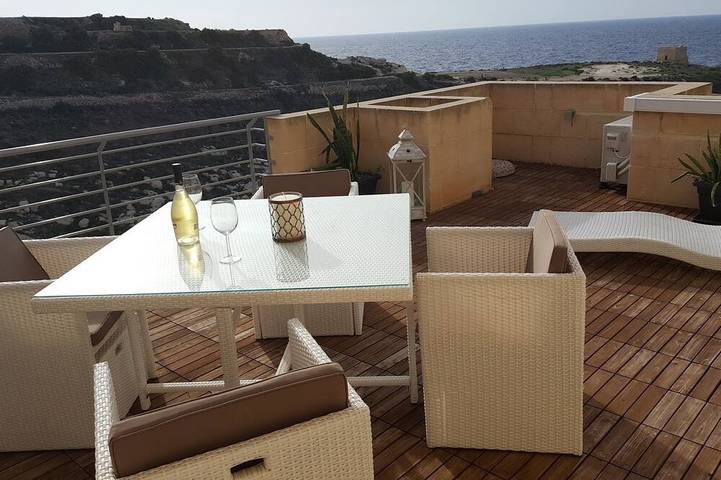 Location de vacances pour 6 personnes, avec balcon à Malte