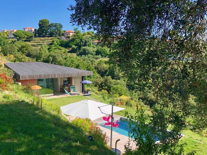 Ferienhaus mit Meerblick für 6 Personen, mit Pool und Garten sowie Ausblick in Nizza - 2