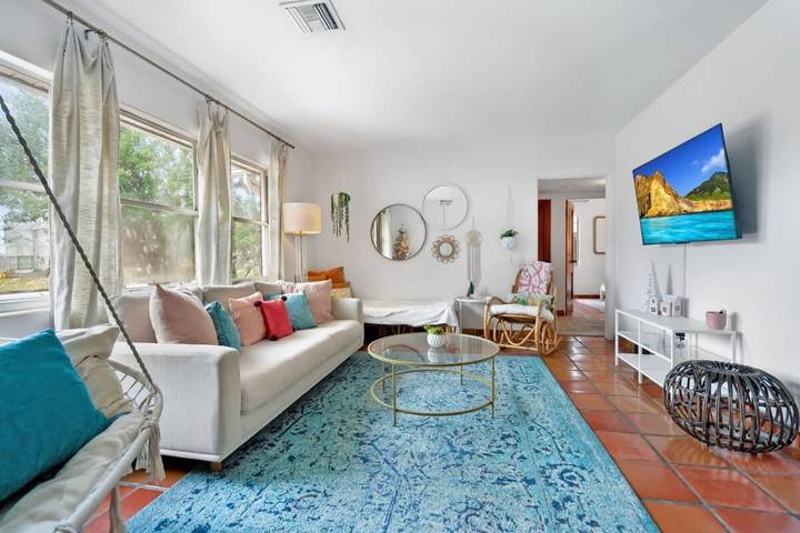 Vacation rental for 6 people, with terrace and yard, with pets in St. Augustine