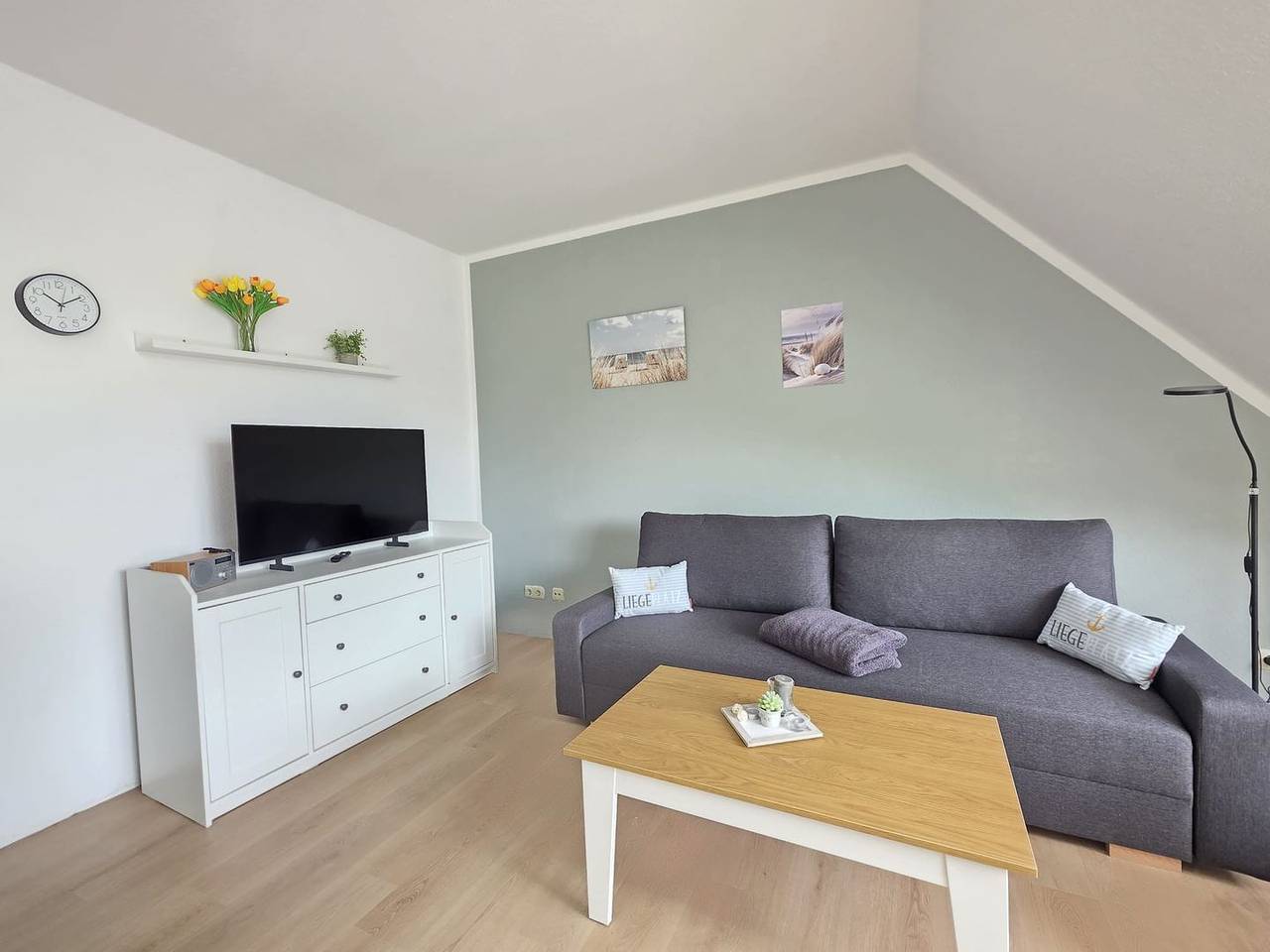Ganze Wohnung, Ferienwohnung Dünenwind – Stilvolle Ferienwohnung in Norden-Norddeich für 2–4 Personen in Norden, Norden und Umgebung