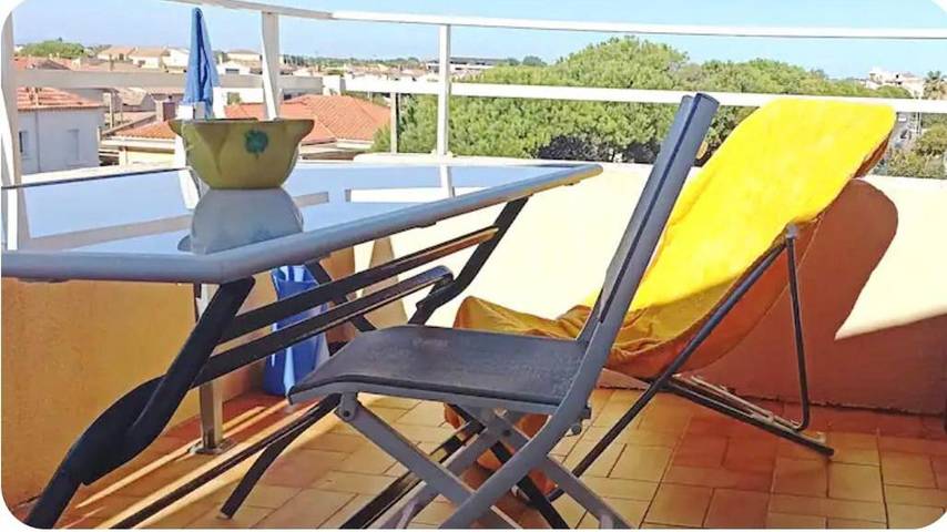 Gîte pour 2 personnes, avec balcon et vue dans Casino de Valras Plage - 2