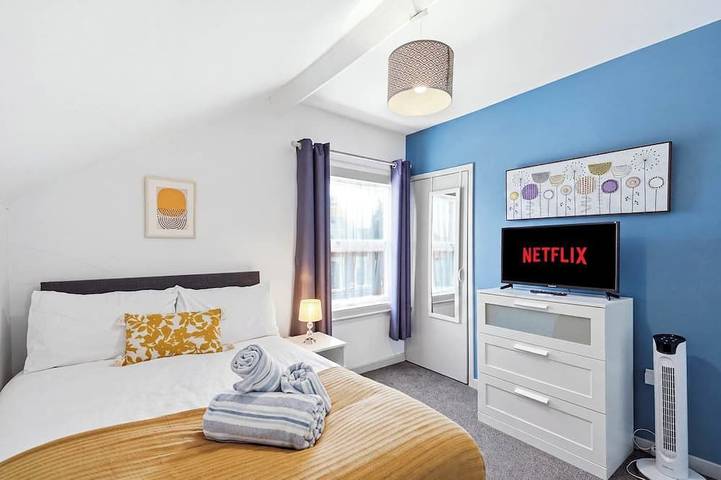Apartamento entero, New 3Br Central Rugby Flat, Train Station, Parking in Warwickshire