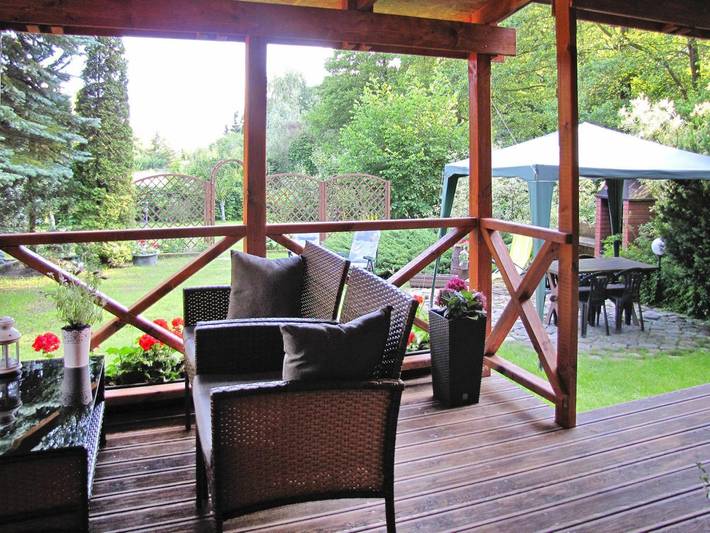 Ferienhaus mit Whirlpool und privatem Garten in Ermland-Masuren