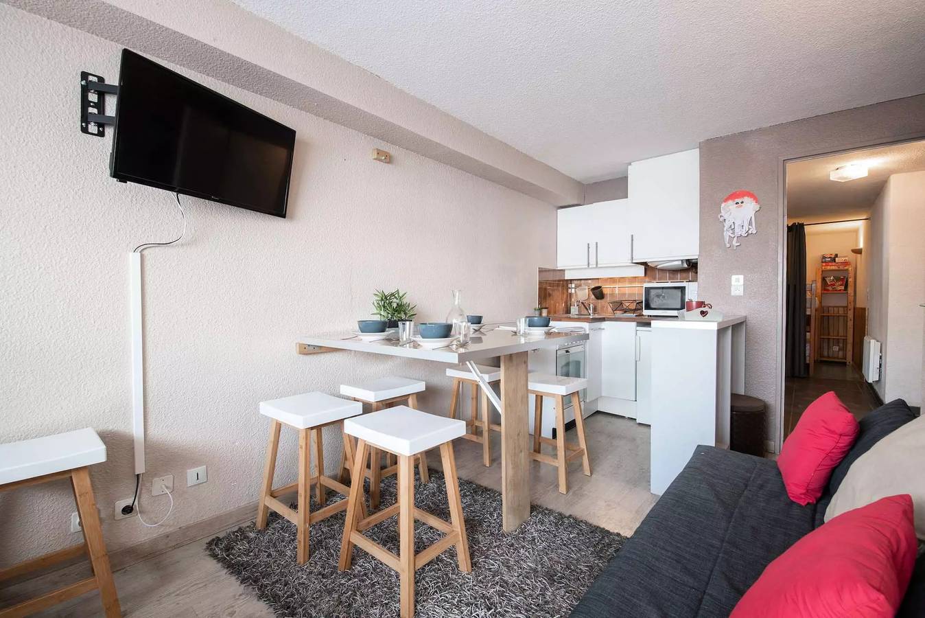 Ganze Wohnung, Ferienwohnung 4 Personen in der Nähe von Skipisten Pla d'Adet in Saint-Lary-Soulan, Nationalpark Pyrenäen