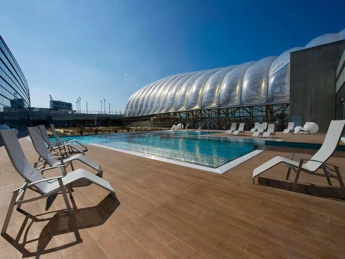 Hôtel pour 2 personnes, avec sauna ainsi que jacuzzi et piscine, animaux acceptés - 1