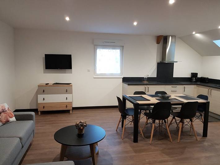 Appartement de vacances pour 5 personnes, avec sauna ainsi que jacuzzi et jardin