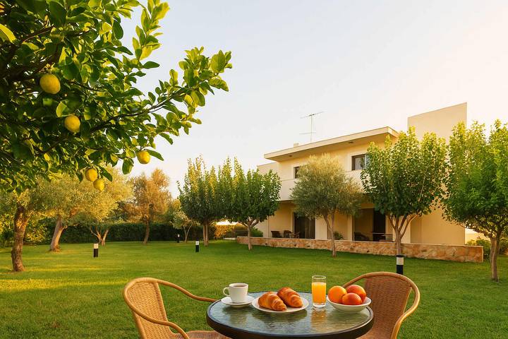 Ferienwohnung für 3 Personen, mit Garten, kinderfreundlich in Chania und Umgebung - 4