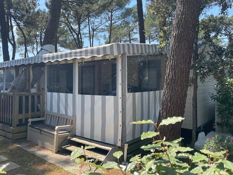 Tour Opérateur et particuliers sur camping Bonne Anse - Funpass non inclus - Mobilhome 6 personnes - Mobilhome 2 chambres (Immobilhome) in Les Mathes, Côte de Beauté