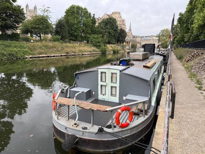 Boot für 5 Personen, mit Terrasse und Ausblick in England