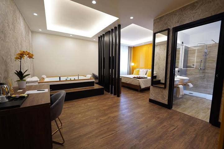 Hotel für 2 Personen, mit Ausblick und Balkon sowie Garten