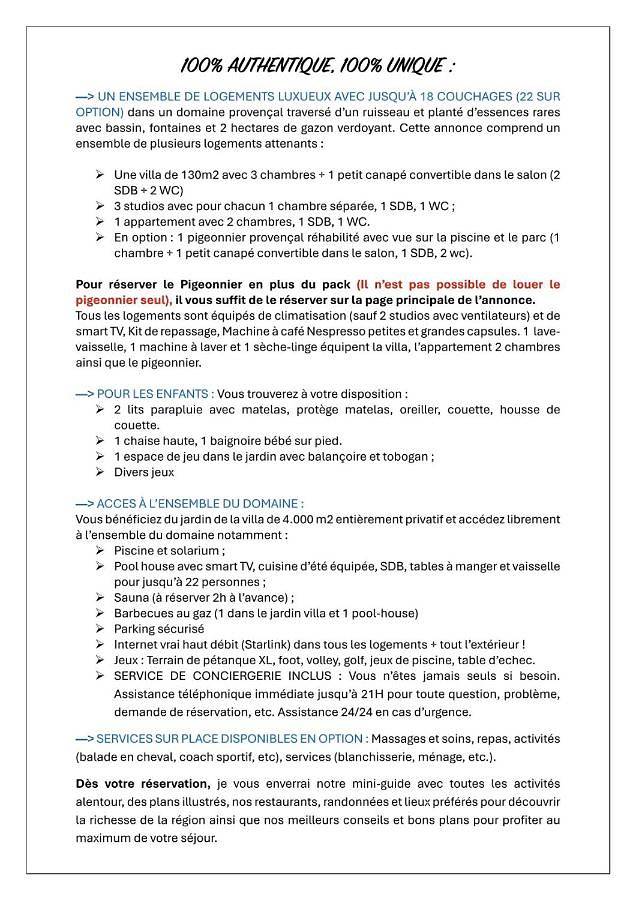 Maison de vacances pour 18 personnes, avec Terrasse et Jardin ainsi que Piscine et Sauna dans les Bouches-du-Rhône - 4