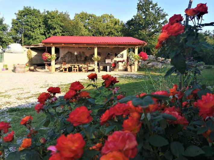 Ferienhaus für 7 Personen, mit Balkon und Terrasse sowie Garten und Pool
