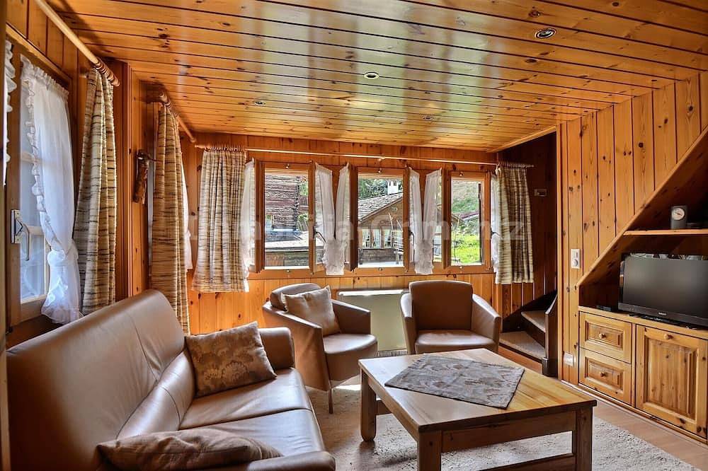 Ganze Wohnung, Komfortable 2-stöckige Wohnung für 3 bis 4 Personen, Wohnzimmer, Kochnische, 1 Doppelbettzimmer (140 in Grimentz, Anniviers