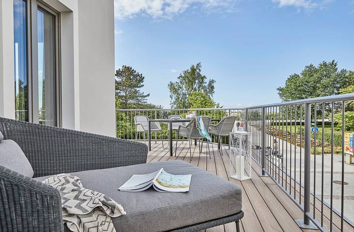Zimmer für 2 Personen, mit Balkon und Sauna sowie Ausblick