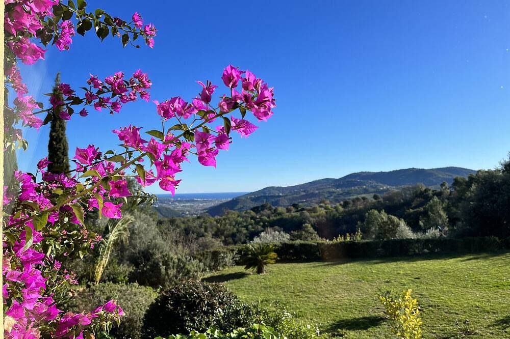 Villa 10 pers Sea View Calm Cover Swimming Pool Rear Country Cannes in Peymeinade, Cannes region