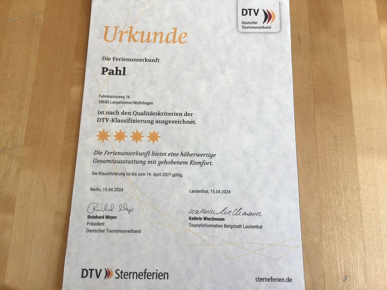 Ferienhaus Pahl in Wolfshagen in Wolfshagen, Langelsheim