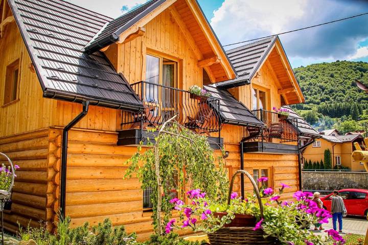 Location de vacances pour 6 personnes, avec Balcon et Terrasse ainsi que Jardin et Vue à Szczawnica - 3
