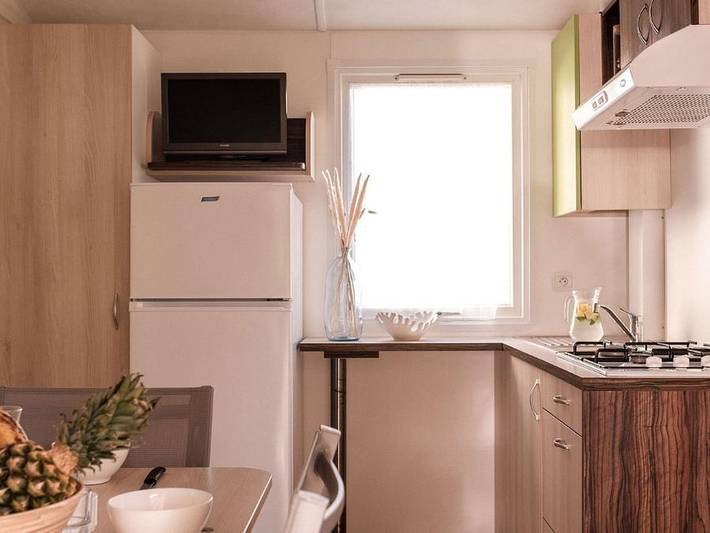 Mobil home pour 4 personnes, avec Bassin pour enfant à Landevieille - 4
