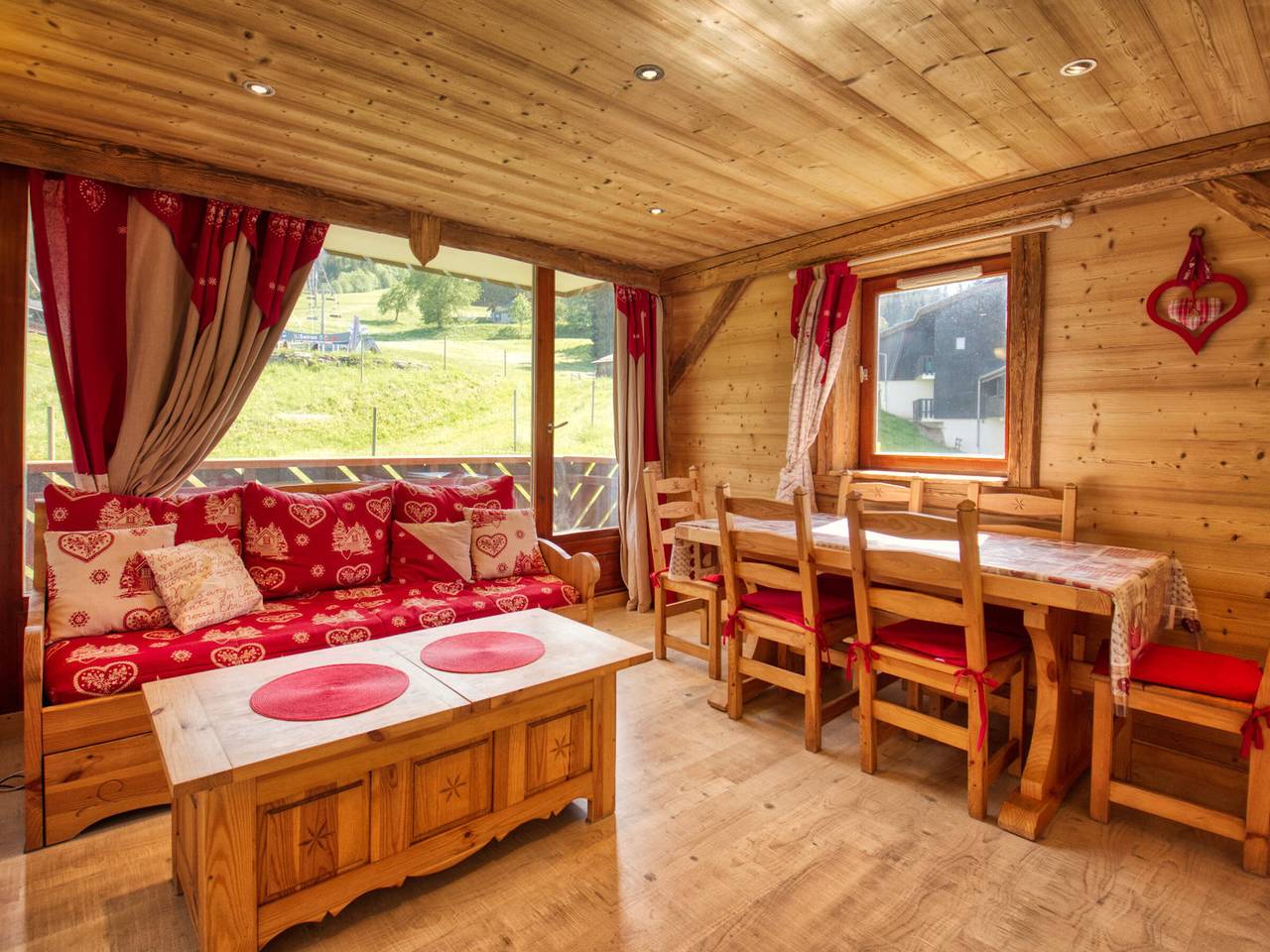 Ganze Wohnung, Gemütliche Wohnung in Morillon 1100, Südbalkon, 2 Zimmer, 6 Pers. in Station de Morillon, Grand Massif