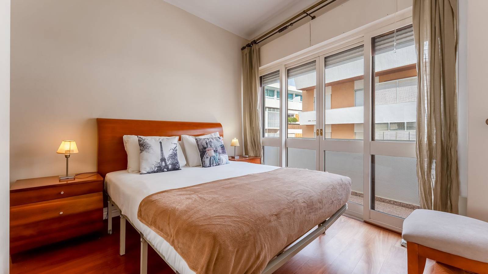 Appartement entier, Appartement de vacances pour 4 personnes avec balcon in Sé (Faro), Faro