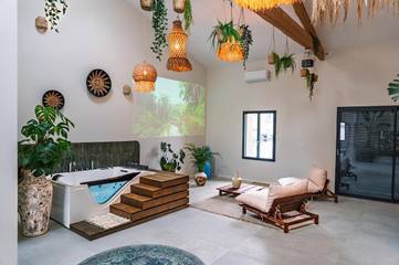 Gîte pour 4 personnes, avec jacuzzi et terrasse à Saint-Jean-de-Cornies