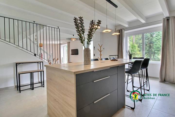 Gîte pour 6 personnes, avec terrasse et jardin à Languidic - 3