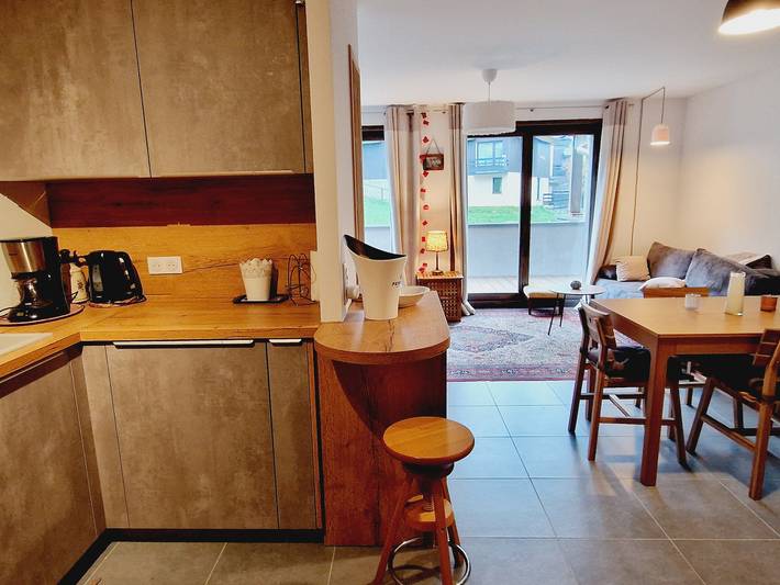 Gîte pour 4 personnes, avec balcon dans Plagne Montalbert