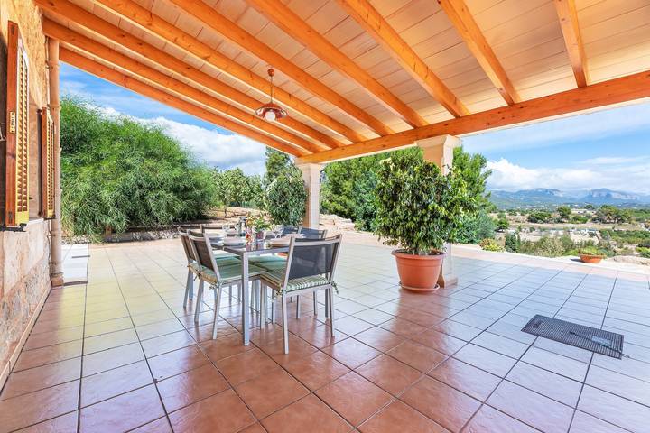 Villa 'Can Mirló' mit Bergblick, Pool und Wlan in Marratxí, Mallorca Westen