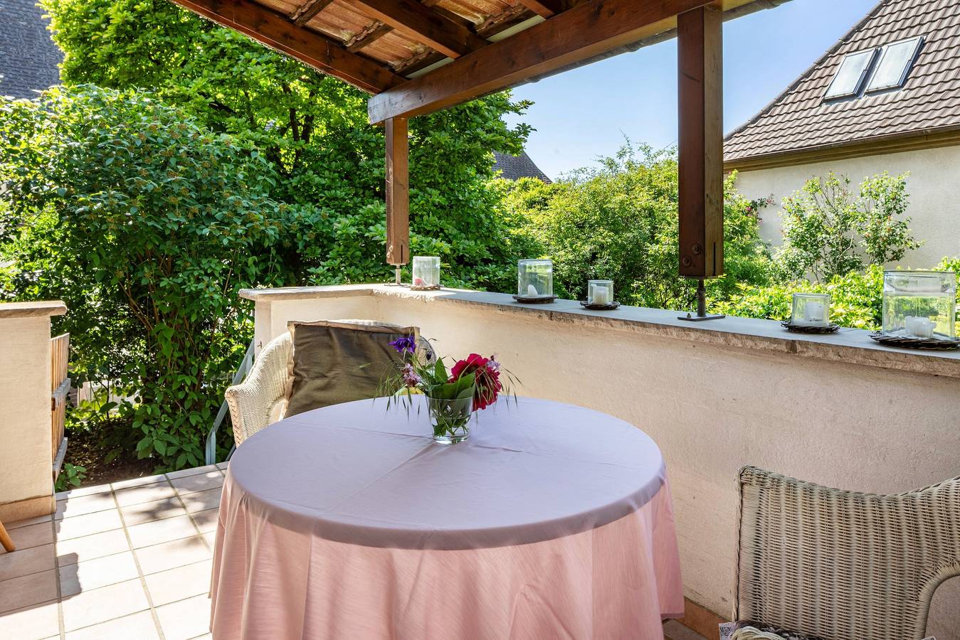Ganze Wohnung, Ferienwohnung Winzerhof Wetter mit privater Terrasse, Gemeinschaftsgarten und Wlan in Bickensohl, Vogtsburg im Kaiserstuhl