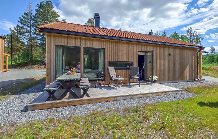 Ferienhaus für 7 Personen, mit Terrasse und Ausblick sowie Garten, mit Haustier - 1