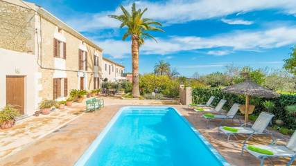 Villa in Selva, Mallorca Inselmitte für 7 