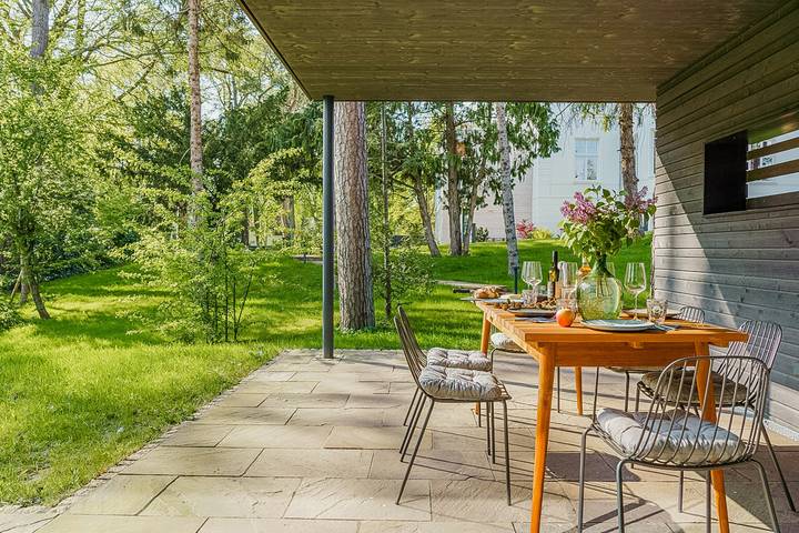 Ferienhaus mit Meerblick für 6 Personen, mit Sauna und Terrasse sowie Garten, kinderfreundlich im Stettiner Haff - 4