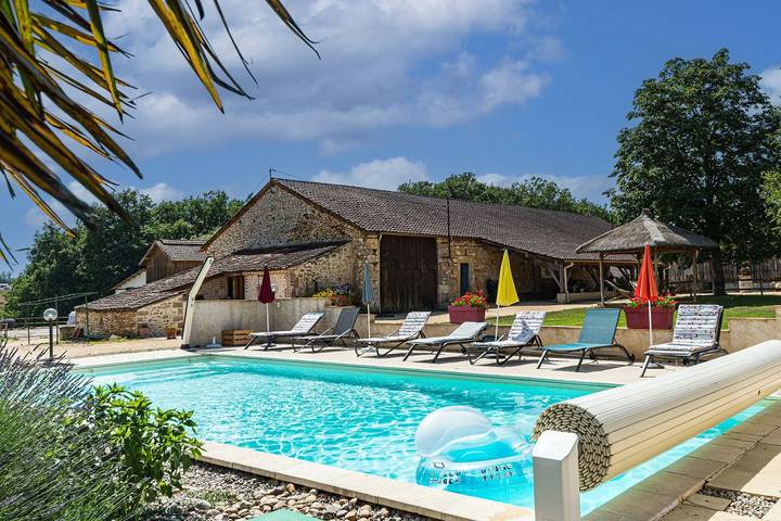 Gîte pour 6 personnes, avec jardin et vue sur le lac ainsi que terrasse et piscine, animaux acceptés dans le Lot-et-Garonne - 2