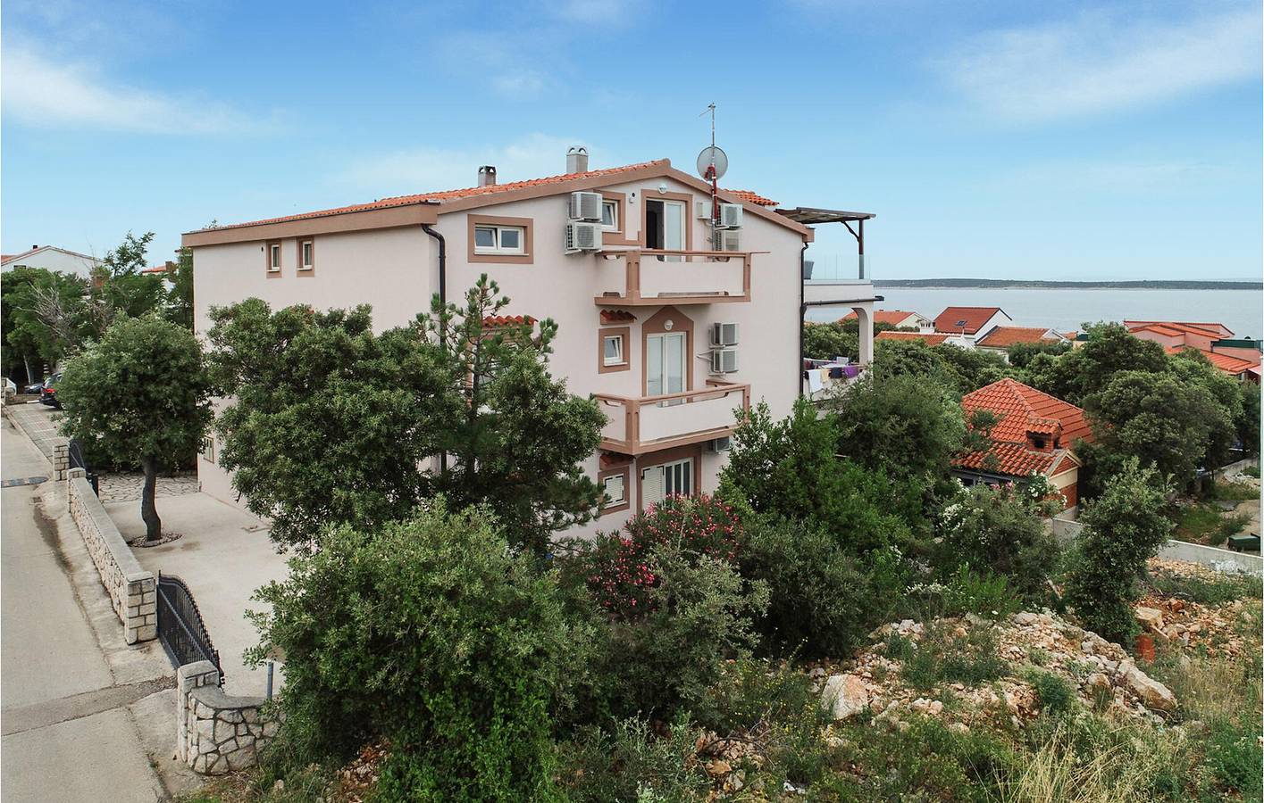Ganze Ferienwohnung, Ferienwohnung für 4 Personen mit Terrasse in Mandre, Pag