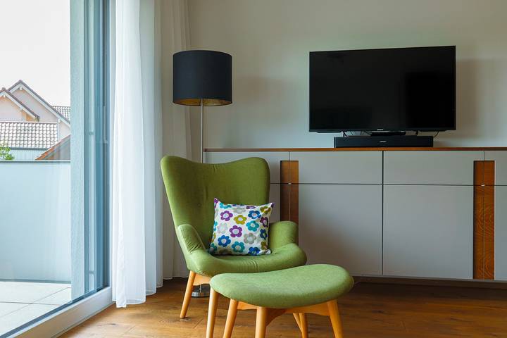 Ferienwohnung für 4 Personen, mit Balkon und Terrasse in Wasserburg (Bodensee) - 2