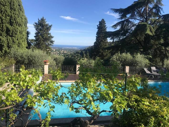 Maison de vacances pour 4 personnes, avec vue ainsi que jardin et piscine, animaux acceptés dans les Alpes maritimes - 4