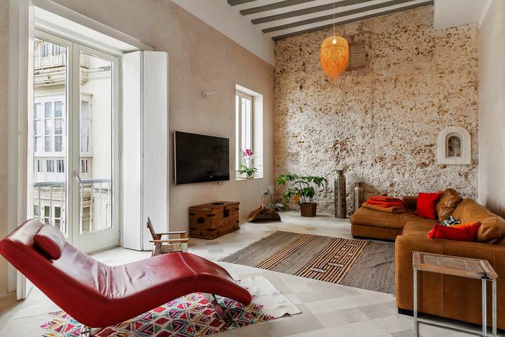 Apartamento entero, Apartamento de lujo en una ubicación de ensueño con un magnífico diseño, terraza en la azotea in Casco Antiguo de Cádiz, Cádiz
