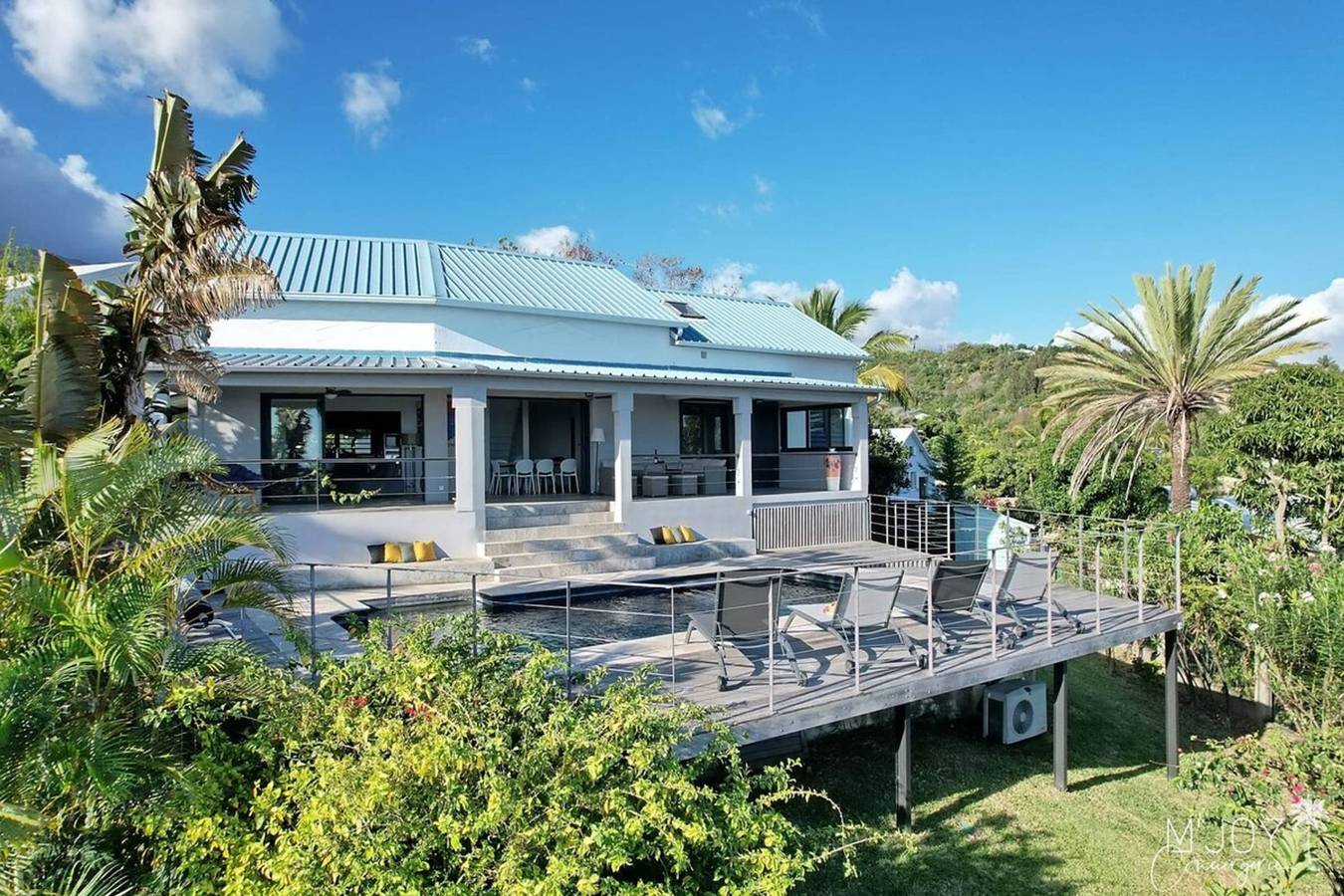 Villa Jîvana et sa vue panoramique in L'Étang-Salé, Île de la Réunion