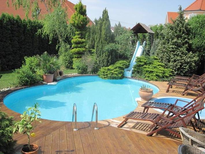 Gästehaus für 3 Personen, mit Pool und Garten sowie Terrasse - 1