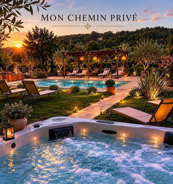 Chambre d’hôte pour 2 personnes, avec jardin ainsi que vue et piscine dans la Drôme - 4