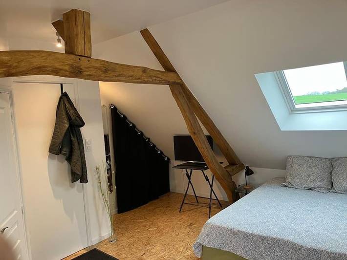 Gîte pour 2 personnes, avec vue, animaux acceptés dans Landouzy-la-Cour