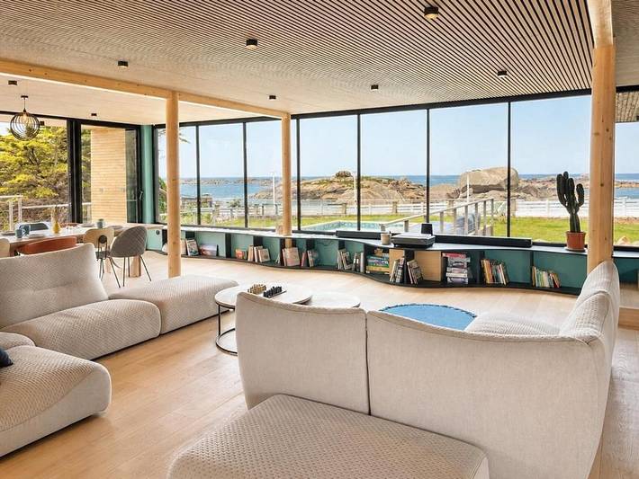 Location de vacances pour 2 personnes, avec Terrasse ainsi que Jardin et Piscine dans Coz-Pors - 3