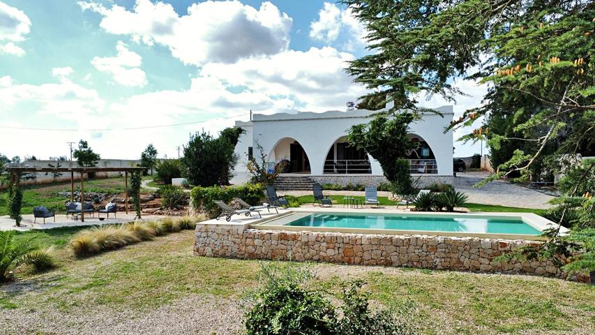 Maison de vacances pour 6 personnes, avec jardin à Specchia